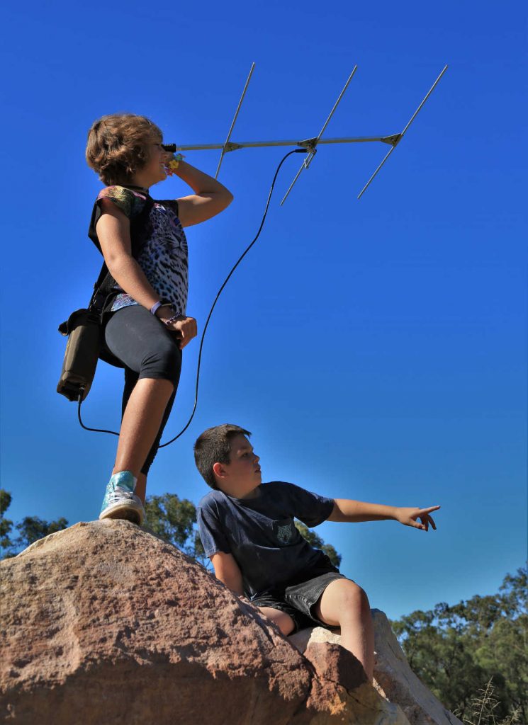 Wild Cat Cadets learning to track wild cats - Junior Conservationist Program